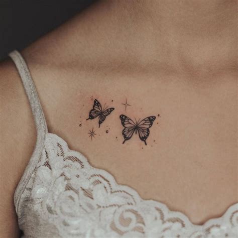 Top 10 butterfly tattoos on collar bone ideas and inspiration